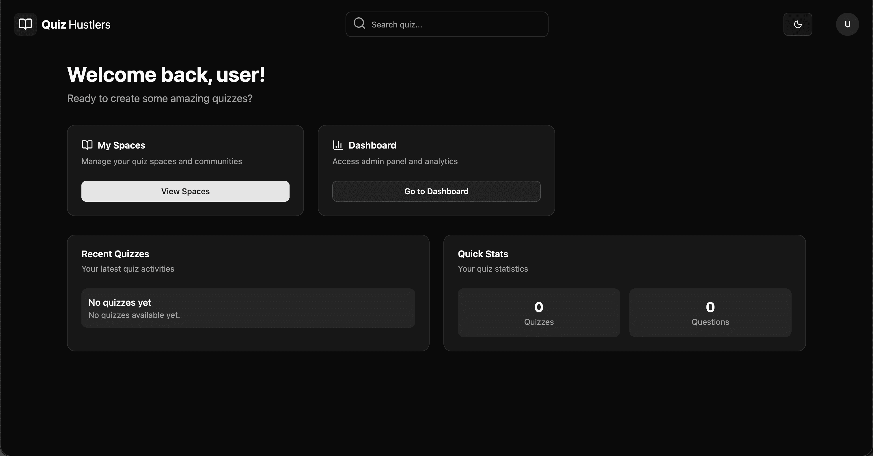 User Dashboard