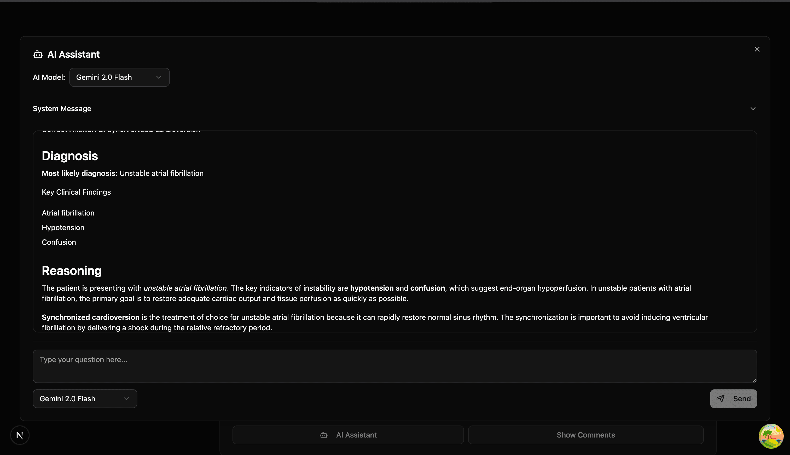 AI Assistant Response